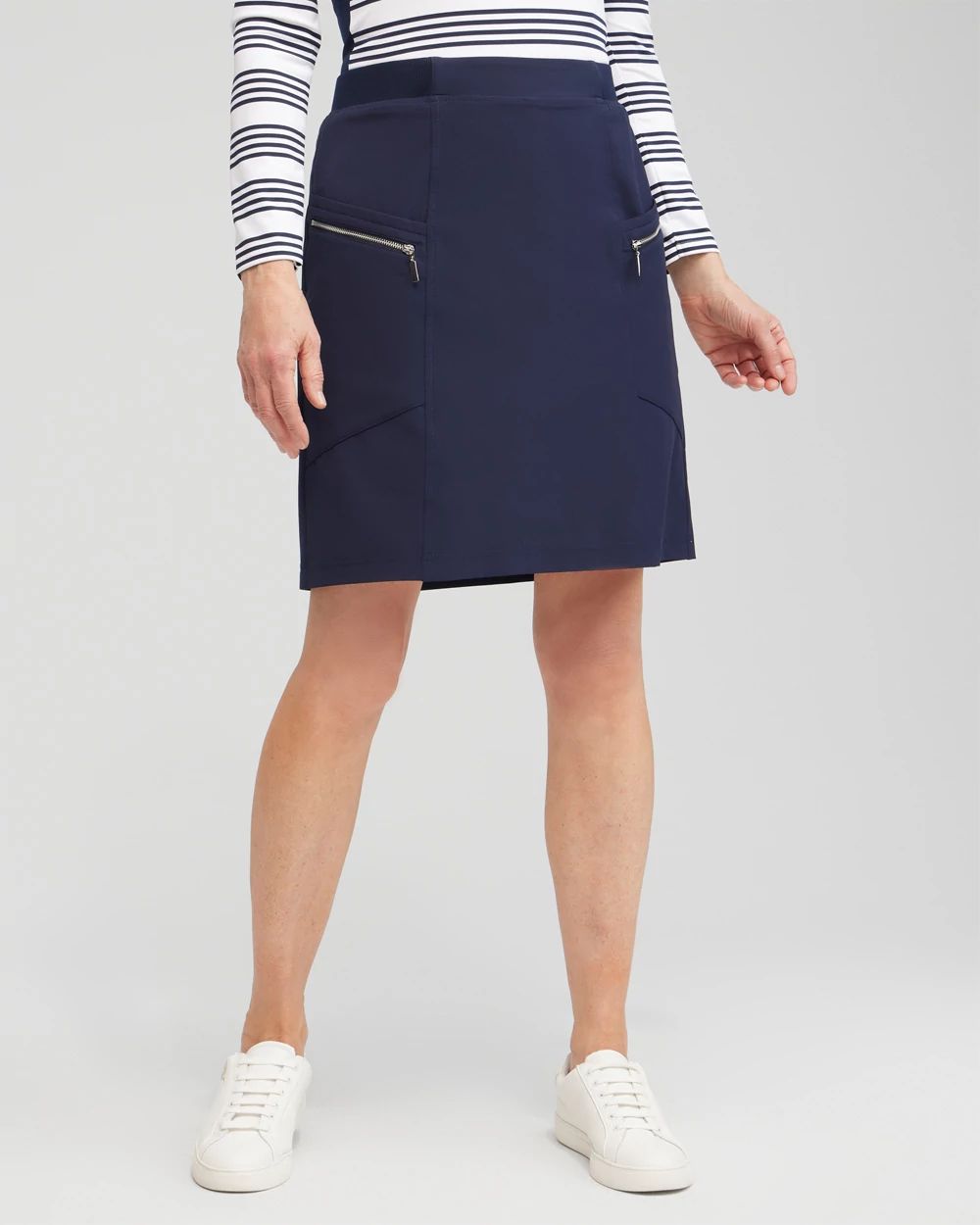 Zenergy® UPF Neema Rib-Mix Skort | Chico's
